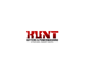 Logo Design Entry 2145899 submitted by robertdc to the contest for Hunt Gutters & Powerwashing run by huntgutters