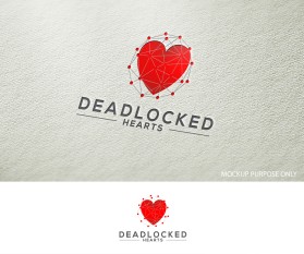 Logo Design entry 2147469 submitted by aaiman to the Logo Design for Deadlocked Hearts run by kilgoredane9999