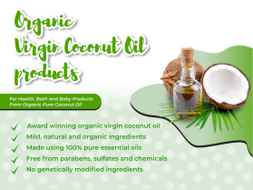 Banner Ad Design Entry 2149496 submitted by baroqart to the contest for Organic Virgin Coconut Oil products run by Aaron7