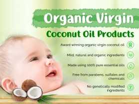 Banner Ad Design entry 2149539 submitted by plexdesign to the Banner Ad Design for Organic Virgin Coconut Oil products run by Aaron7