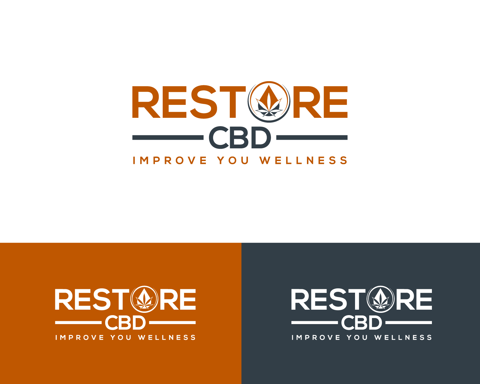 Logo Design entry 2152886 submitted by paczgraphics to the Logo Design for Restore CBD run by chrisjames911