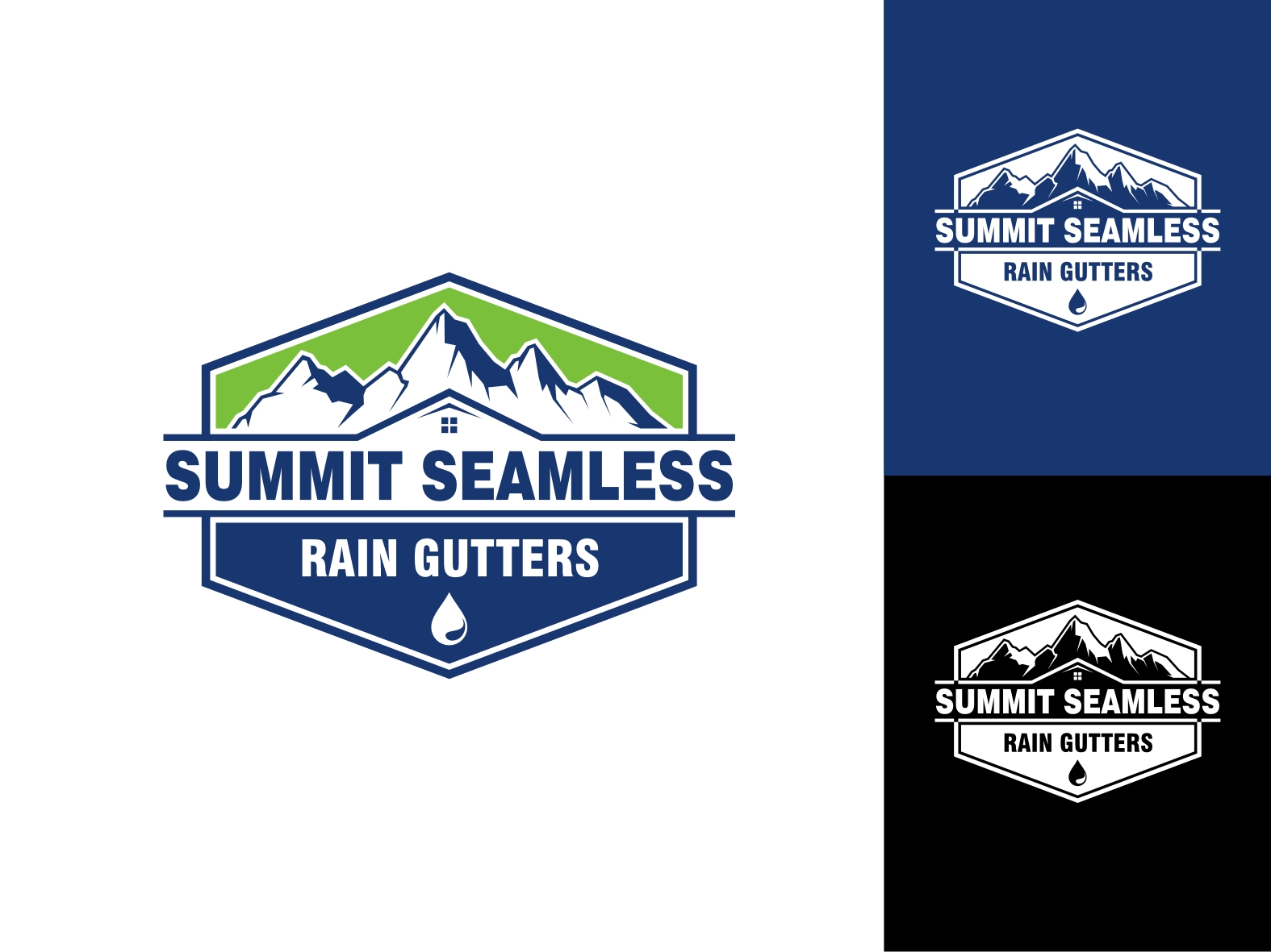 Logo Design entry 2157379 submitted by koeciet to the Logo Design for Summit Seamless Rain Gutters run by benstevenson