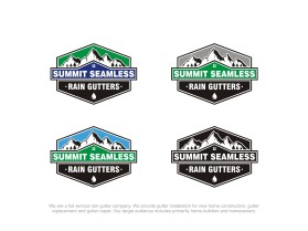 Logo Design entry 2157439 submitted by Grafixdesain to the Logo Design for Summit Seamless Rain Gutters run by benstevenson