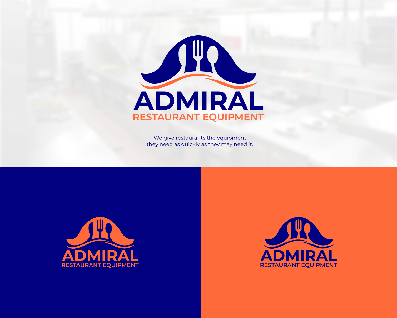 Logo Design entry 2157748 submitted by venkydarling to the Logo Design for Admiral Restaurant Equipment run by MasterJere