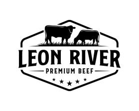 Logo Design entry 2160434 submitted by Amit1991 to the Logo Design for Leon River Premium Beef run by Saengbrock