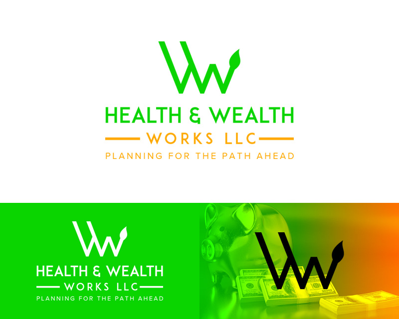 Logo Design entry 2165956 submitted by Sandymanme to the Logo Design for Health & Wealth Works LLC run by toonafish