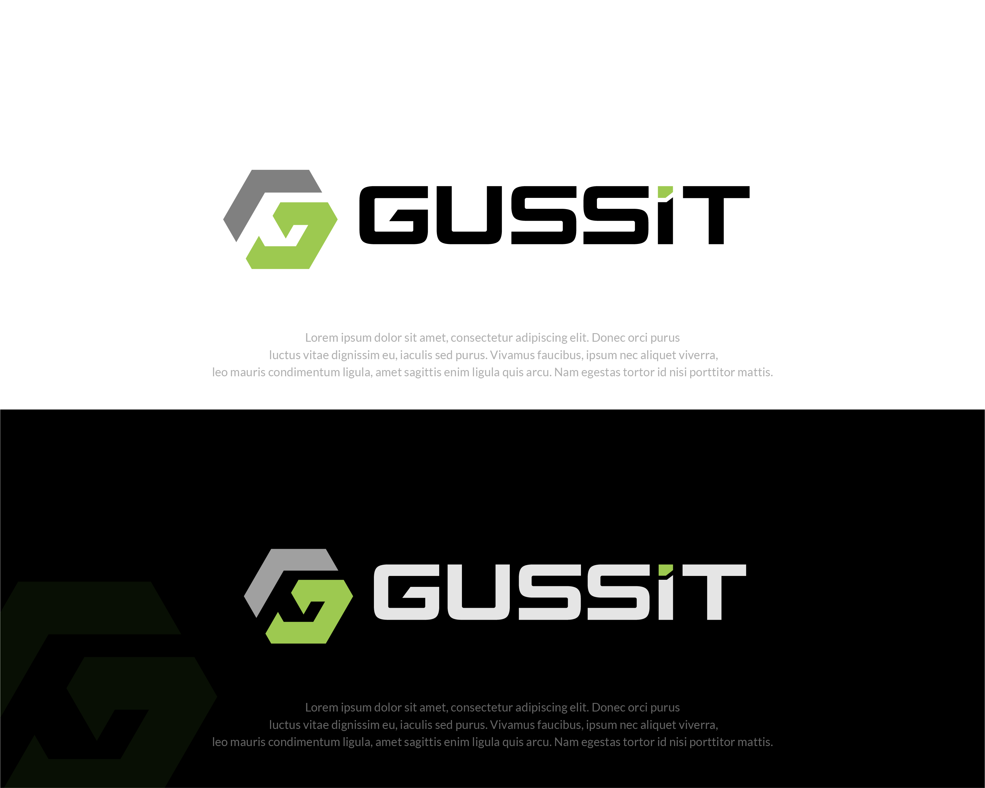 Logo Design entry 2166554 submitted by dhanny09 to the Logo Design for Gussit run by Coopdog