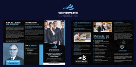 Brochure Design Entry 2262933 submitted by Adnan.84 to the contest for WhiteWater Consulting  run by chuckcooper