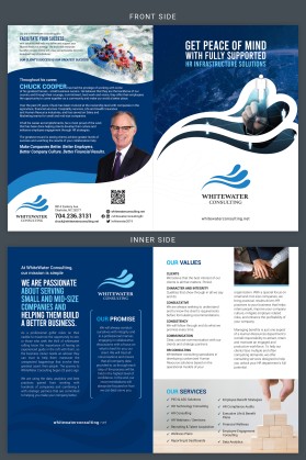 Brochure Design entry 2170447 submitted by fuArt to the Brochure Design for WhiteWater Consulting  run by chuckcooper