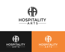Logo Design entry 2172893 submitted by BPBdesign to the Logo Design for Hospitality Arts (this is updated from the original contest name T&R Hospitality Arts) run by Rossireland