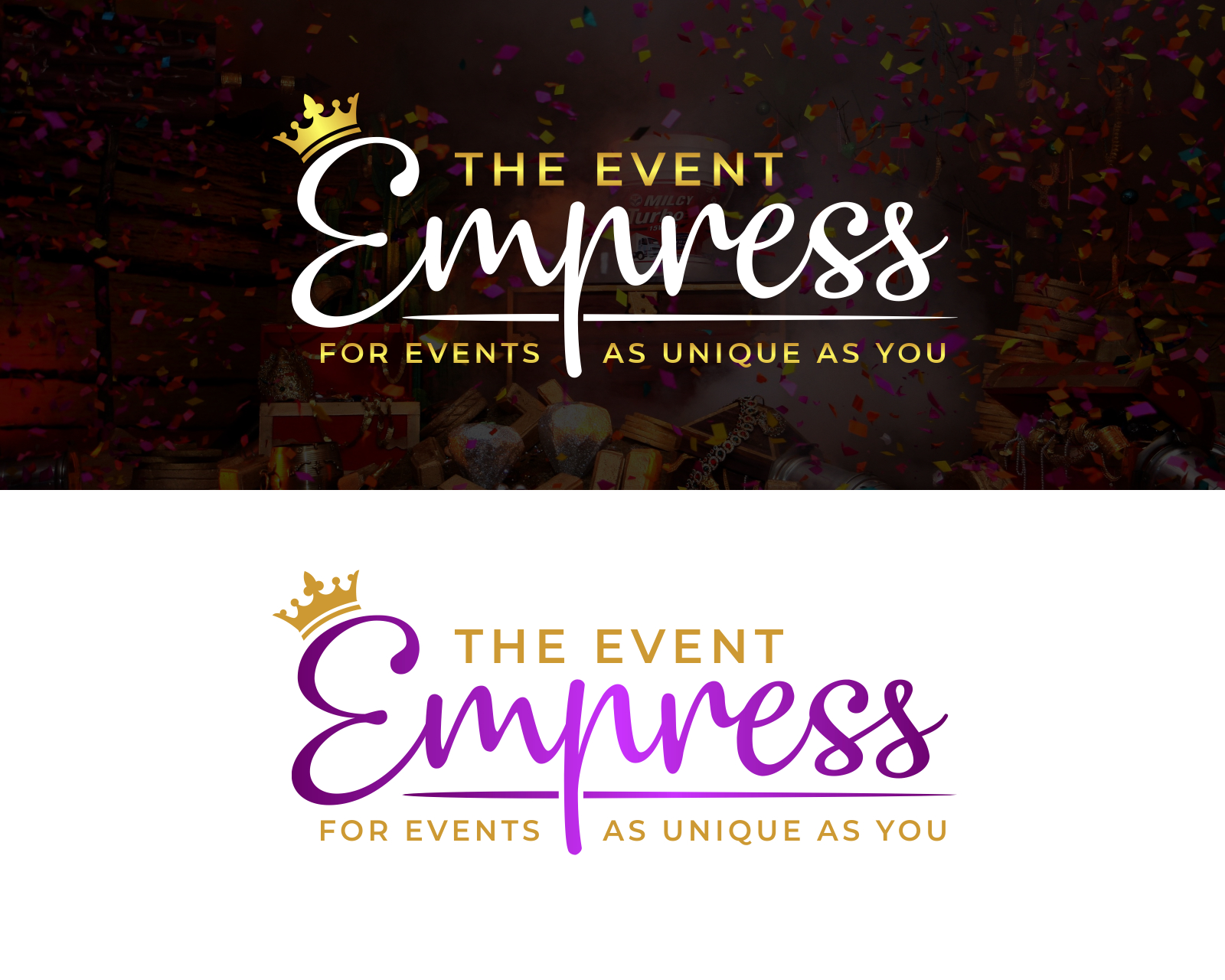 Logo Design entry 2174850 submitted by berlianapril to the Logo Design for The Event Empress run by zaherac@hotmail.com