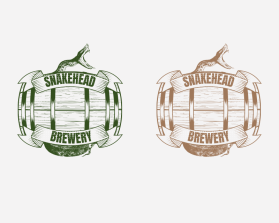 Logo Design Entry 2175019 submitted by Pyramid Graphics to the contest for Snakehead Brewing Company run by mike@tryvamp.com