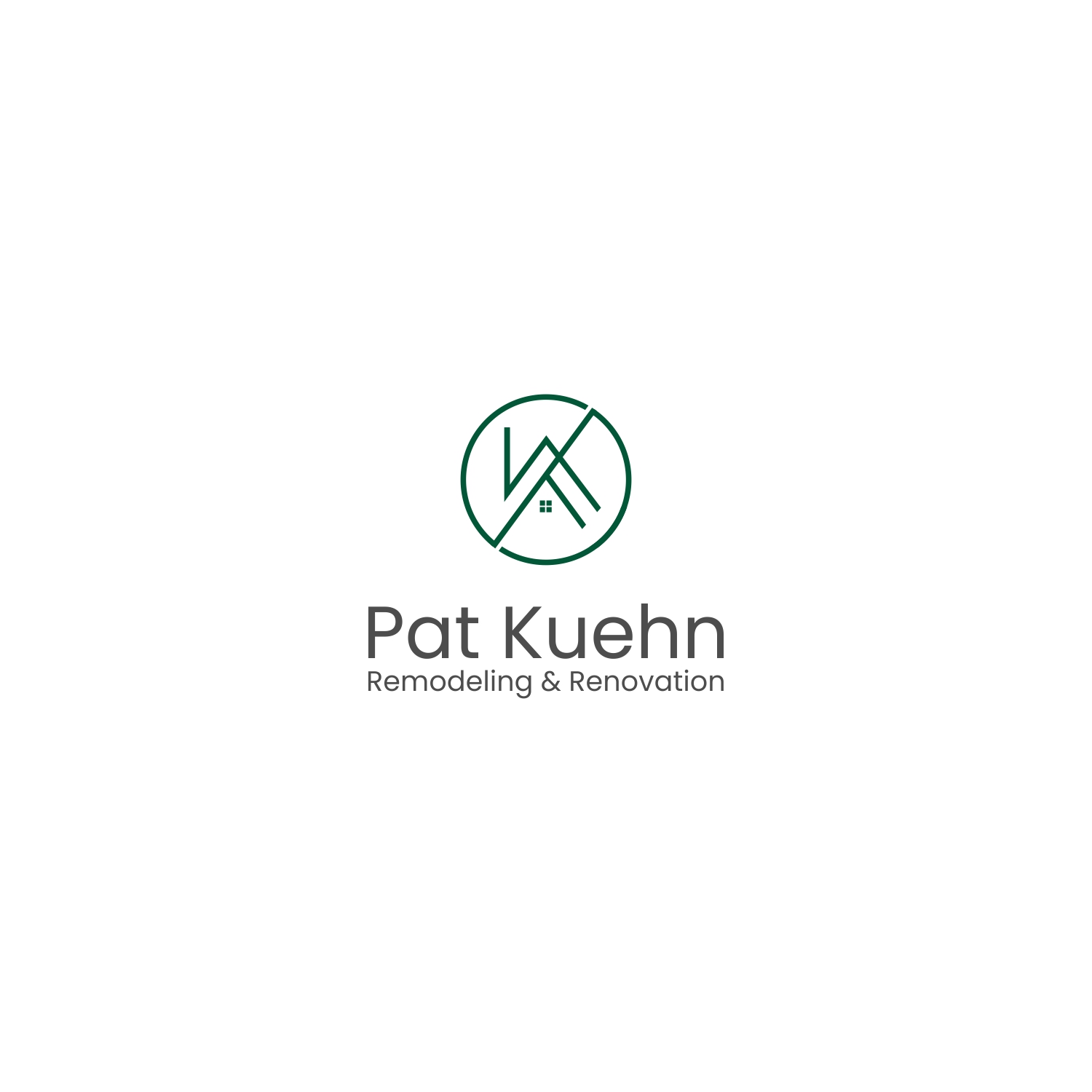 Logo Design entry 2175547 submitted by wellbeing to the Logo Design for Pat Kuehn Remodeling & Renovation run by jenniferm
