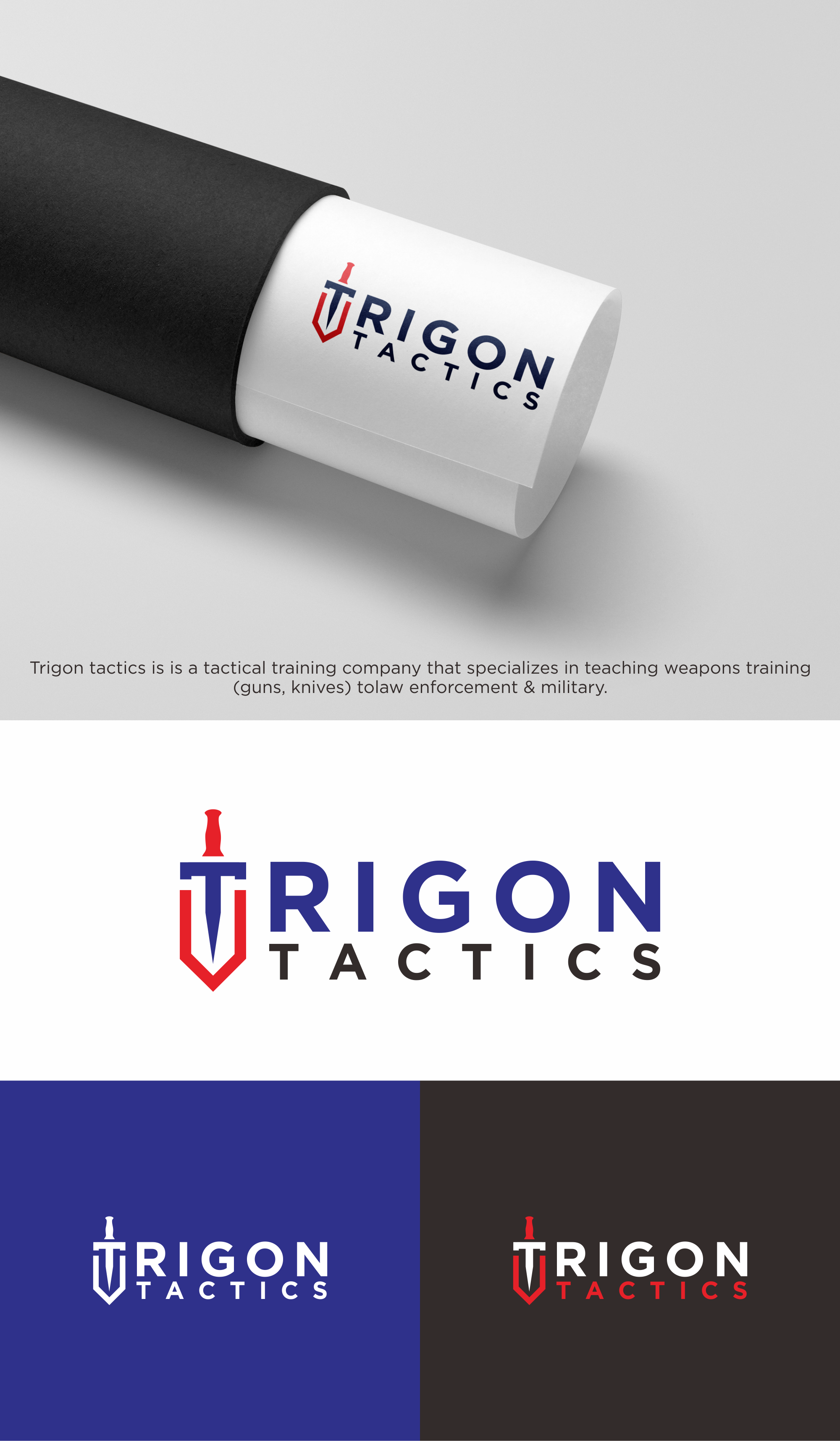 Logo Design entry 2176382 submitted by uji to the Logo Design for Trigon Tactics run by MayoTacCQB