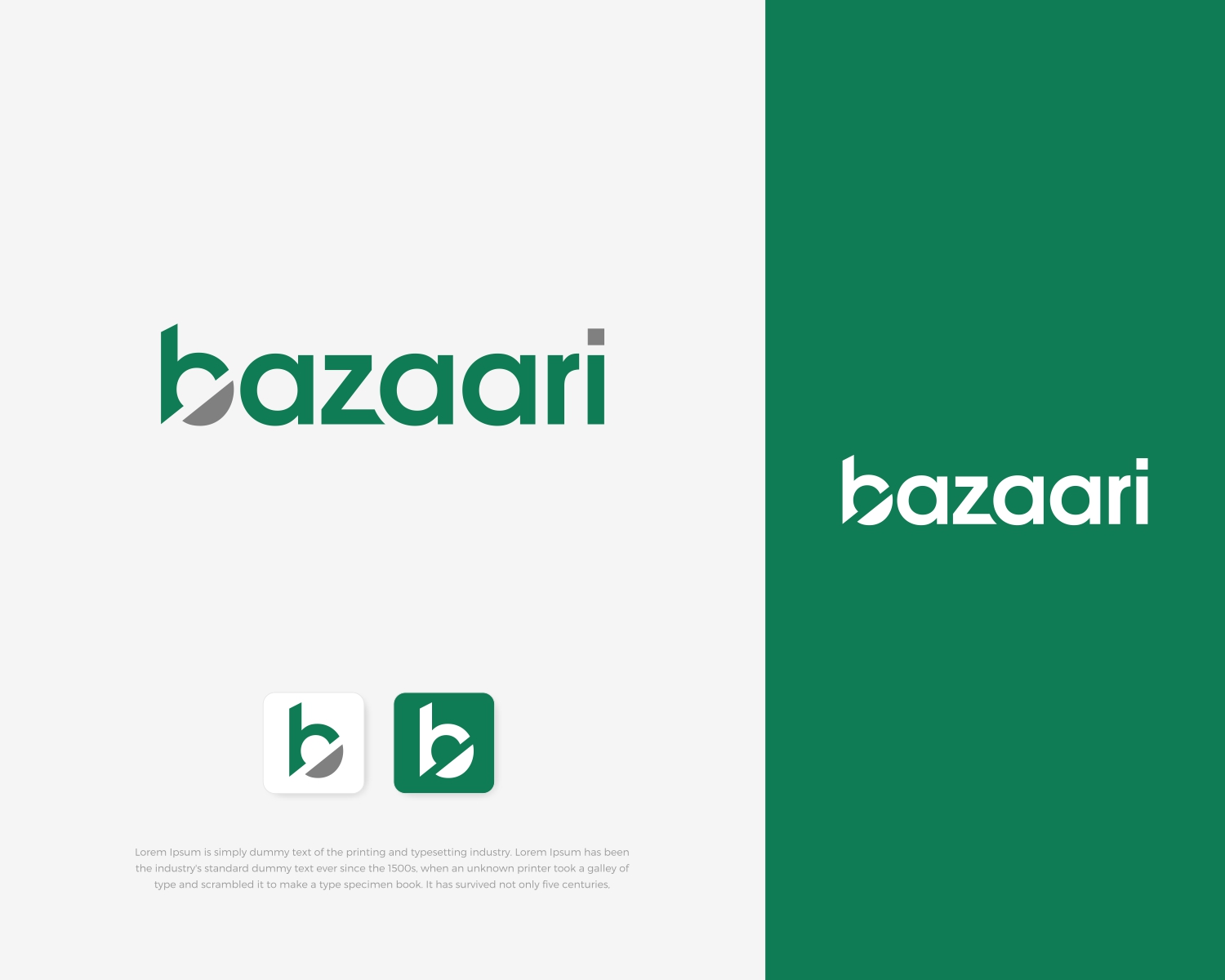 Logo Design entry 2177457 submitted by wellbeing to the Logo Design for Bazaari run by kmuch