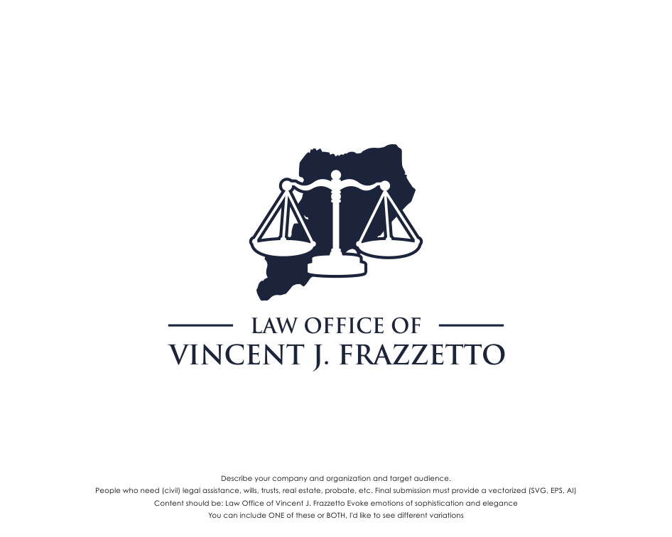Logo Design entry 2179773 submitted by manD to the Logo Design for Law Office of Vincent J. Frazzetto run by statenweb