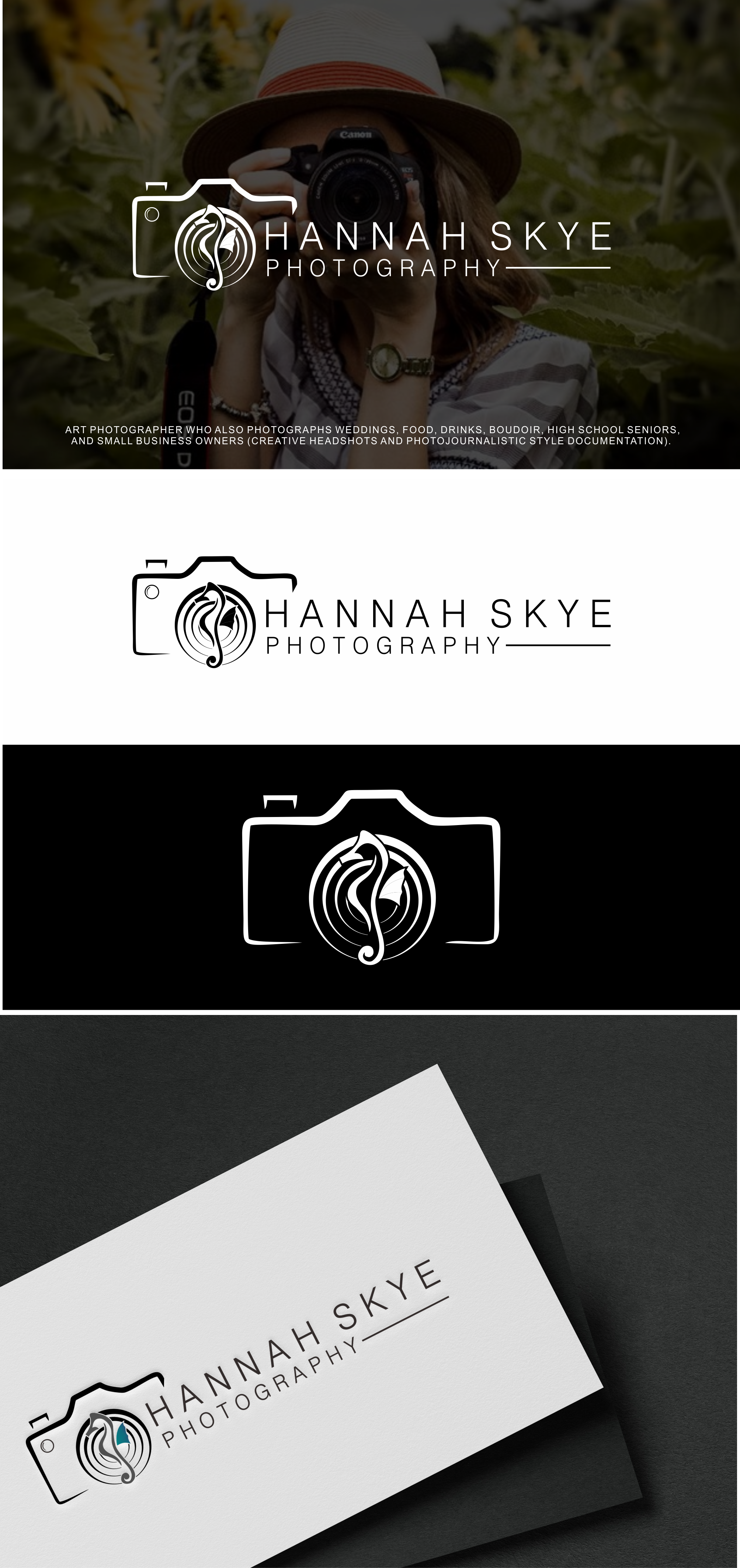 Logo Design entry 2182594 submitted by appa to the Logo Design for Hannah Skye Photography run by hannahskye