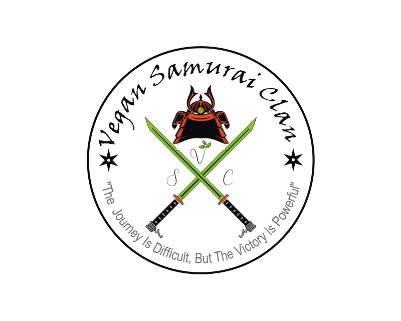 Logo Design entry 2183220 submitted by Bintanglaut27 to the Logo Design for Vegan Samurai Clan run by VeganSamuraiClan