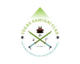 Logo Design entry 2183181 submitted by 007sunny007 to the Logo Design for Vegan Samurai Clan run by VeganSamuraiClan
