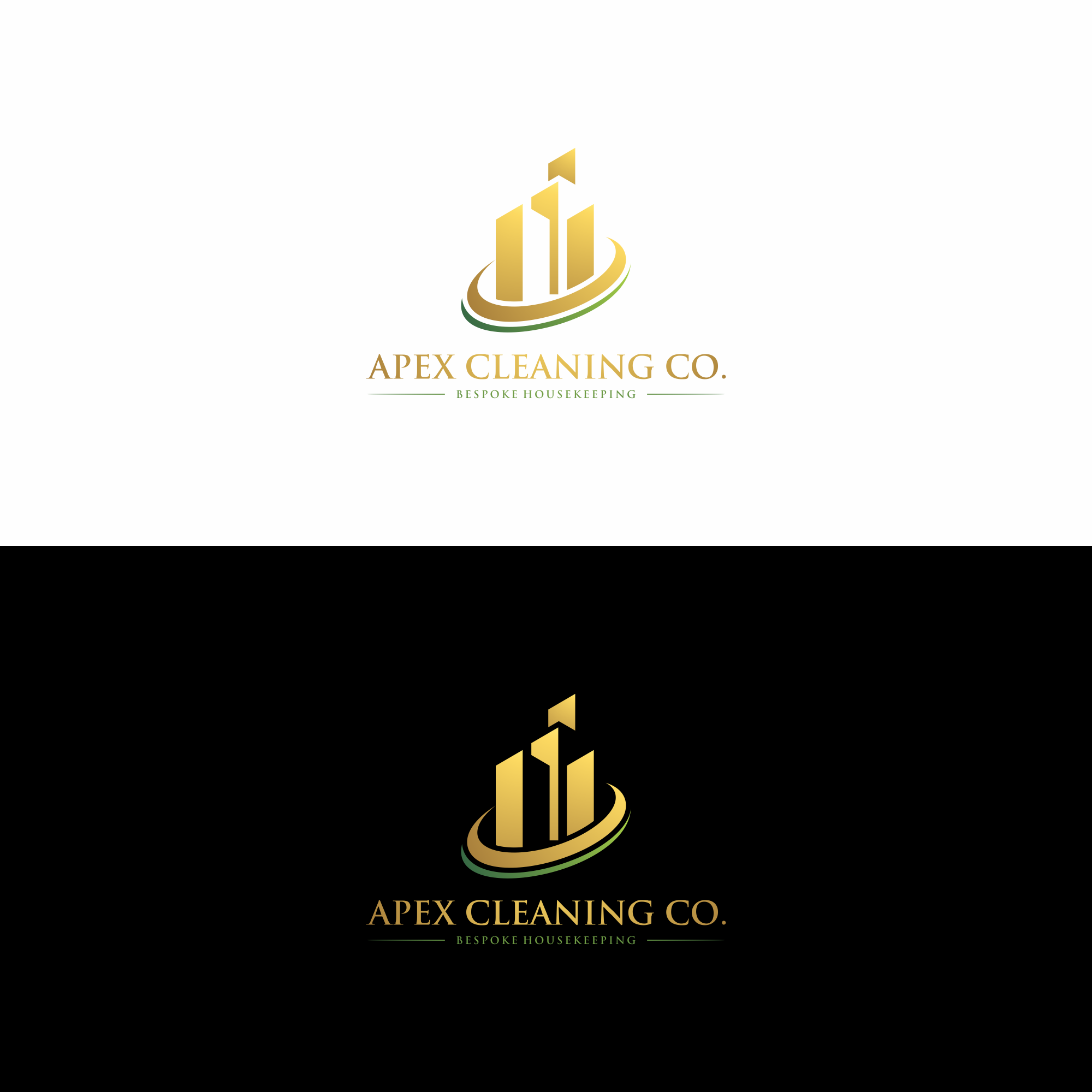 Logo Design entry 2184446 submitted by Brojomusti to the Logo Design for APEX CLEANING CO. run by Mar703