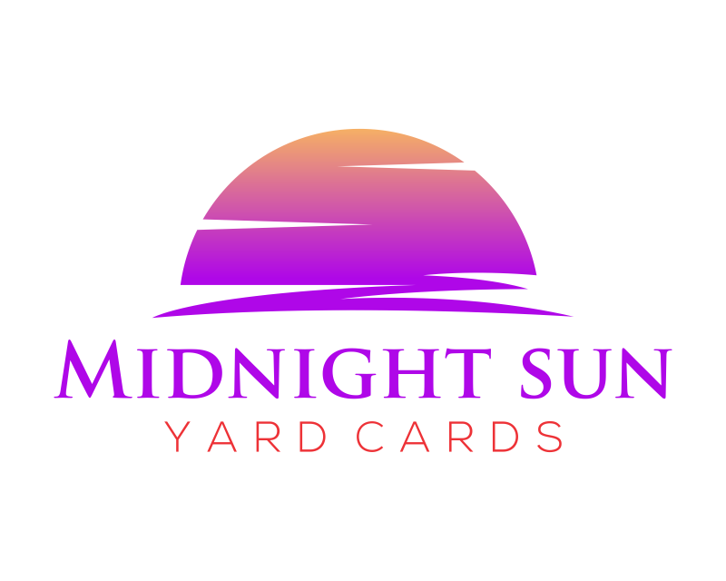 Logo Design entry 2190306 submitted by aleksiro1210 to the Logo Design for Midnight sun yard cards  run by MSYardcards