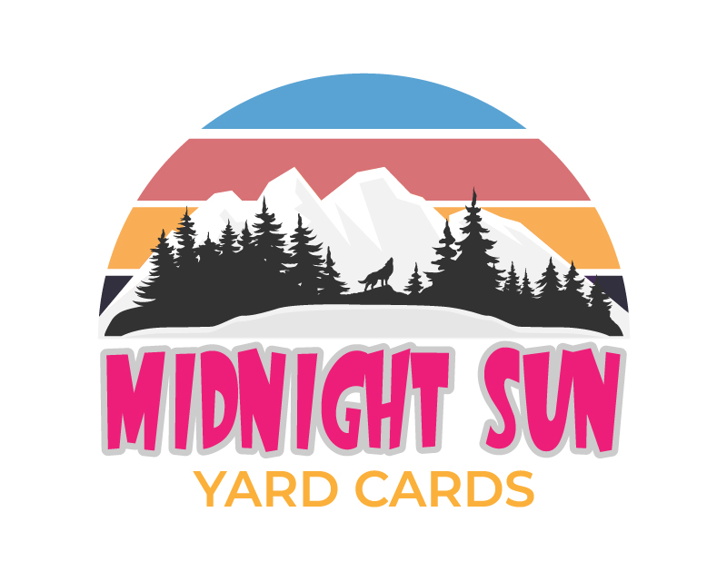 Logo Design entry 2190313 submitted by CanopeeDesigns to the Logo Design for Midnight sun yard cards  run by MSYardcards