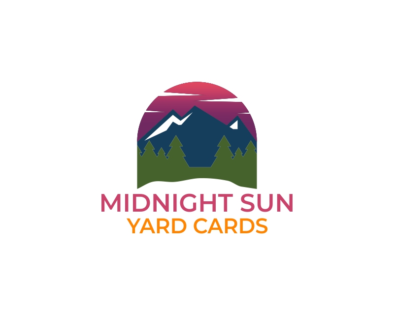 Logo Design entry 2190387 submitted by Kalakay Art to the Logo Design for Midnight sun yard cards  run by MSYardcards