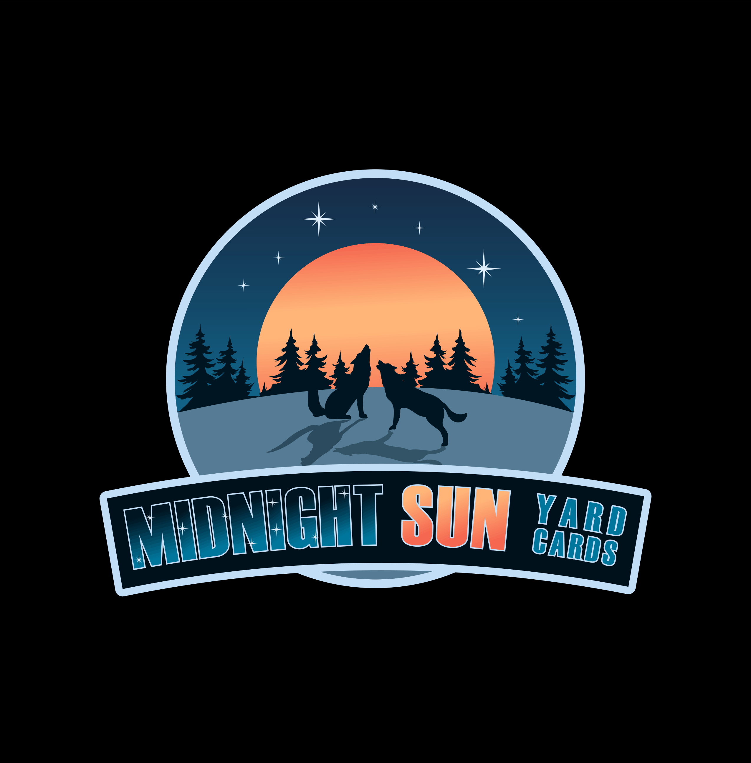 Logo Design entry 2190334 submitted by Erlandordj to the Logo Design for Midnight sun yard cards  run by MSYardcards