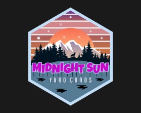 Logo Design Entry 2190375 submitted by CanopeeDesigns to the contest for Midnight sun yard cards  run by MSYardcards