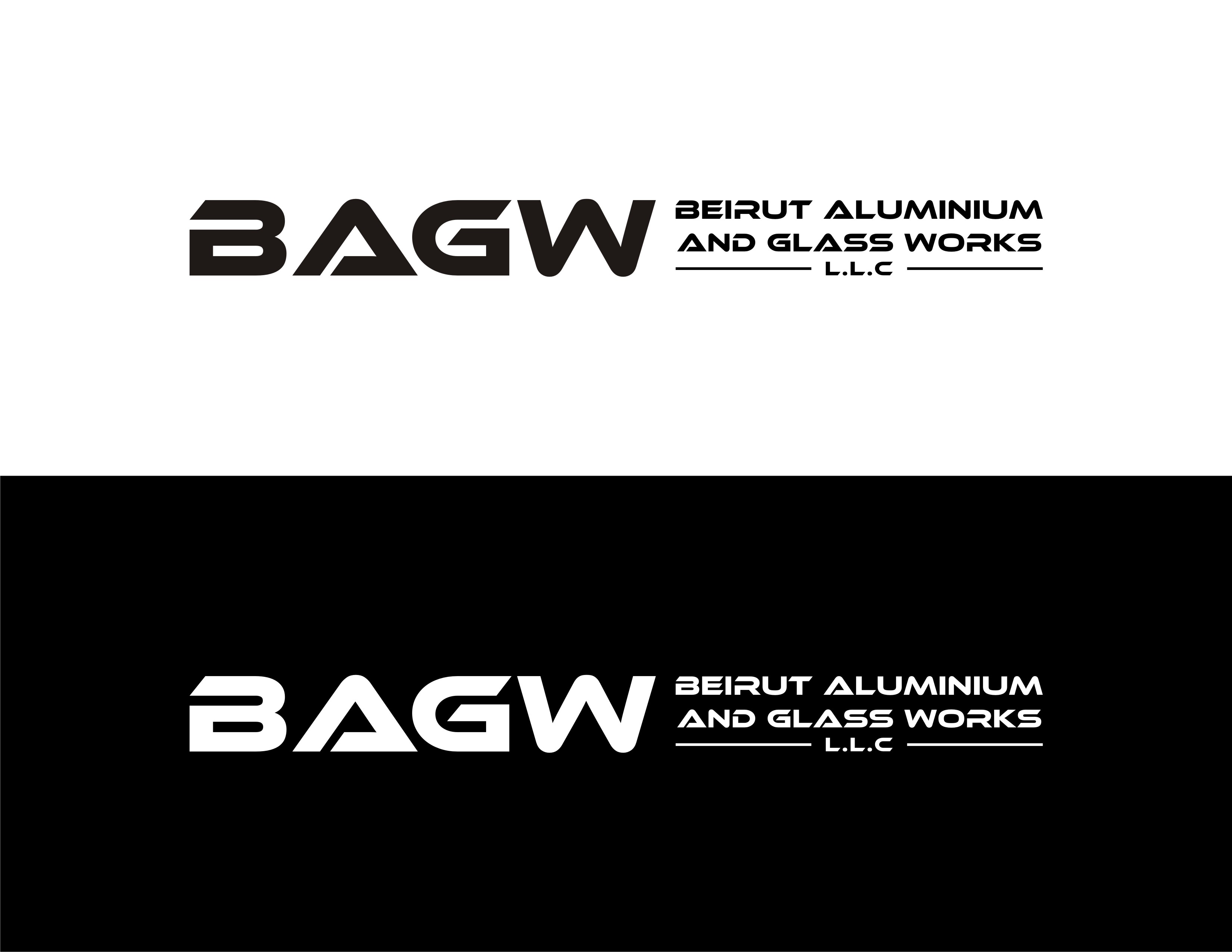 Logo Design entry 2190654 submitted by jragem to the Logo Design for Beirut Aluminium and Glass  Works L.L.C run by awadhs