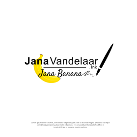 Logo Design entry 2191780 submitted by tegdar to the Logo Design for Jana Vandelaar, Ink run by janavandelaar