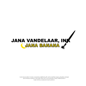 Logo Design entry 2191781 submitted by Subekti 08 to the Logo Design for Jana Vandelaar, Ink run by janavandelaar