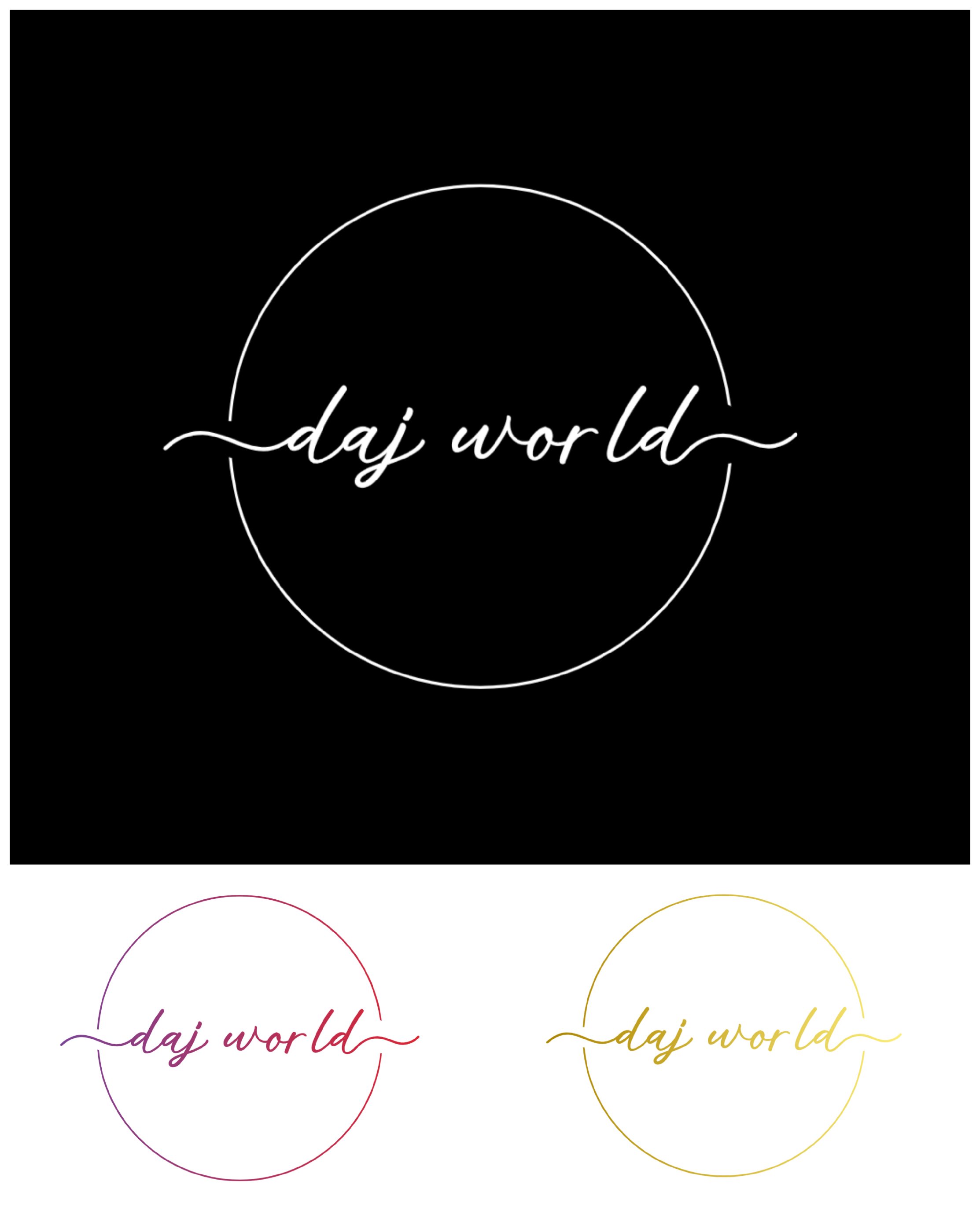 Logo Design entry 2196354 submitted by Adiart to the Logo Design for Daj World  run by Dajana_gudic@yahoo.com