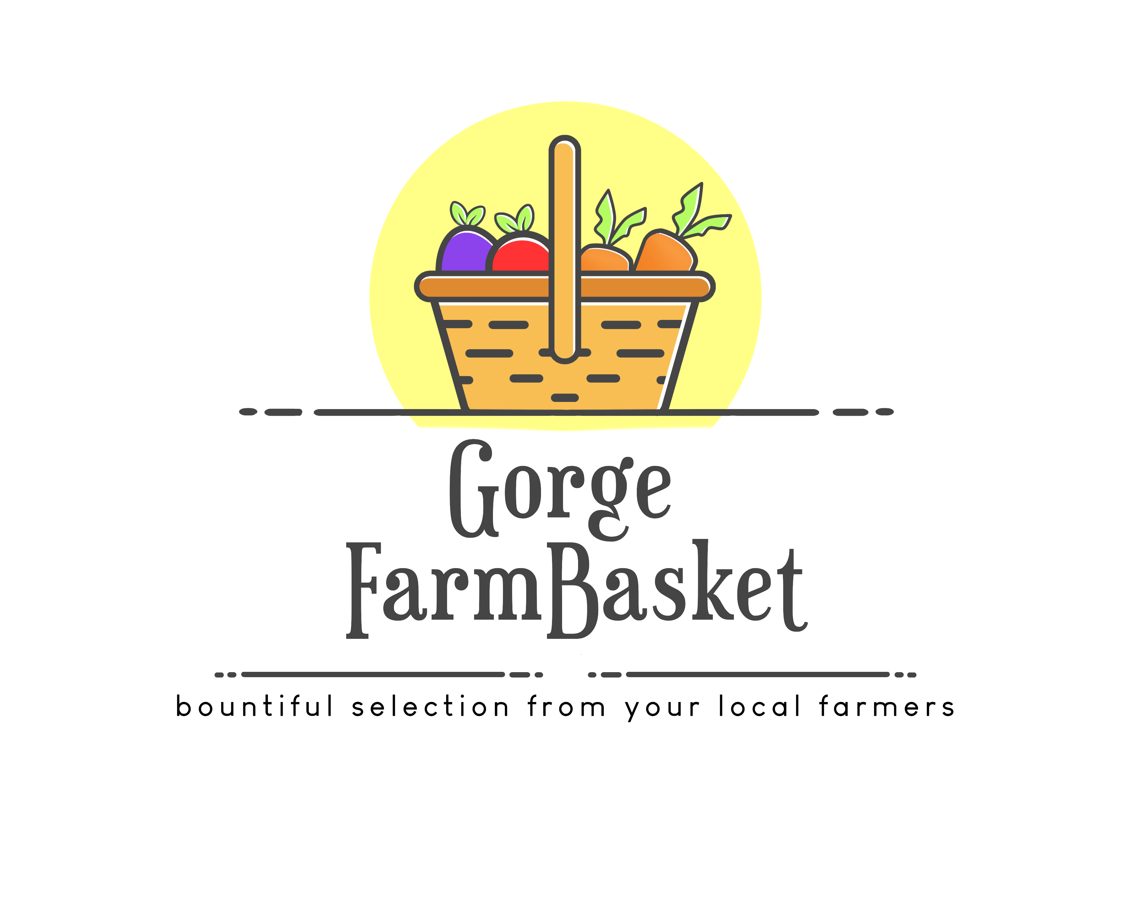 Logo Design entry 2196852 submitted by Naufal refrizal to the Logo Design for Gorge FarmBasket run by bonniehcox