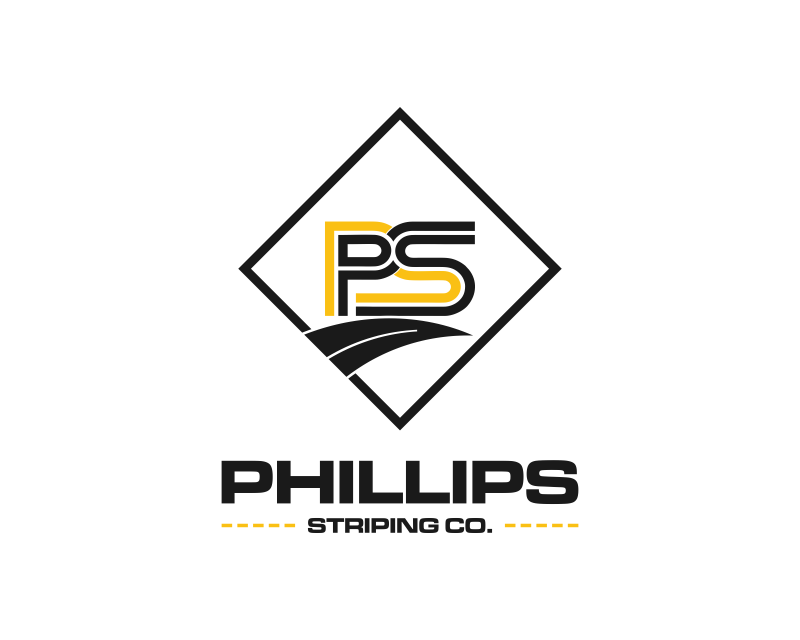 Logo Design entry 2197838 submitted by binbin design to the Logo Design for Phillips Striping Co.  run by marshall_cody5151