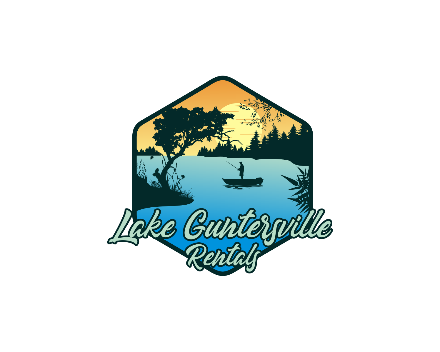 Logo Design entry 2204093 submitted by antler.tackle to the Logo Design for Lake Guntersville Rentals run by mhigdon