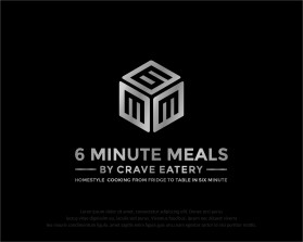 Logo Design Entry 2204200 submitted by faizenia19 to the contest for www.6minutemeals.com, or www.SixMinuteMeals.com, or 6 Minute Meals by Crave Eatery run by arlingtonroad