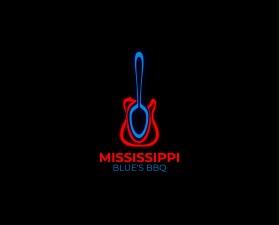 Logo Design Entry 2210247 submitted by Henry_a12 to the contest for Mississippi Blue's BBQ run by markw