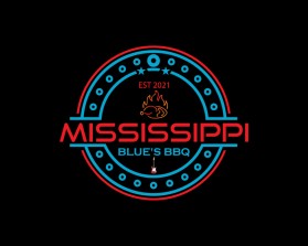 Logo Design Entry 2210275 submitted by Olivia Creations to the contest for Mississippi Blue's BBQ run by markw