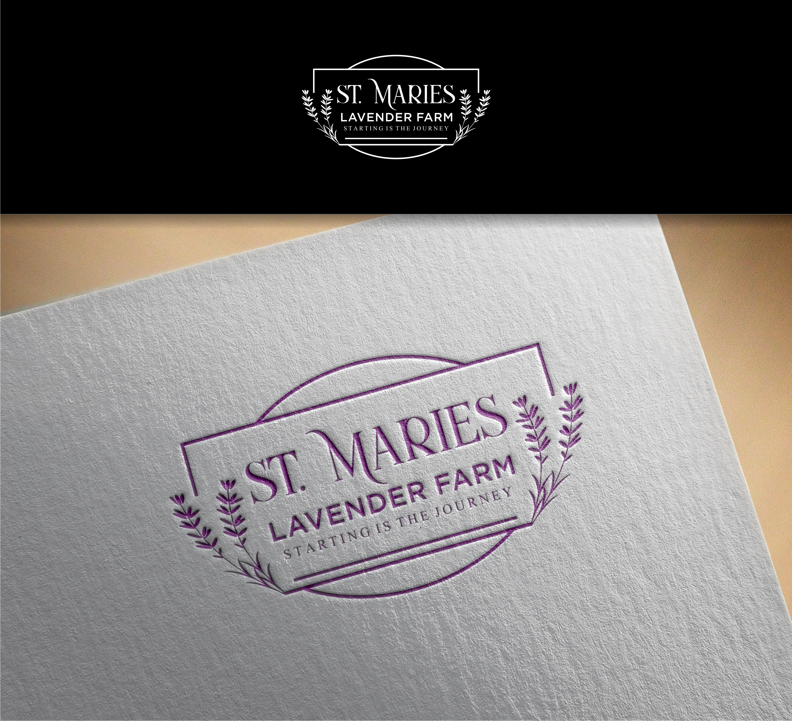 Logo Design entry 2212297 submitted by alika_std to the Logo Design for St. Maries Lavender Farm run by Cory.Howden