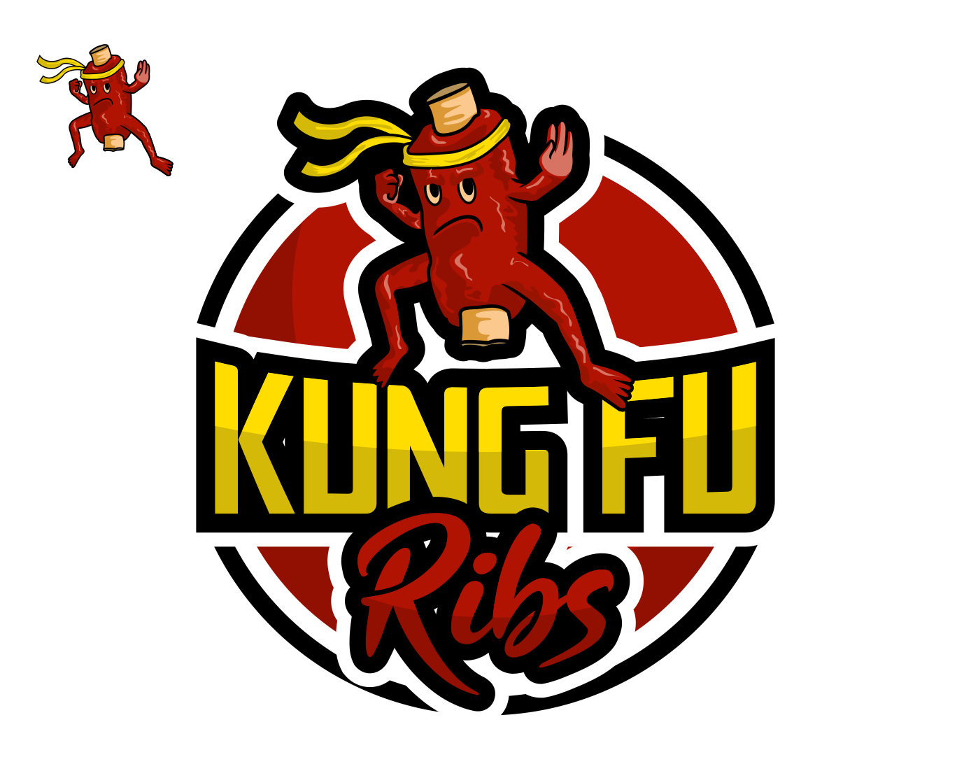 Logo Design entry 2214900 submitted by Armchtrm to the Logo Design for Kung Fu Ribs run by serenaliqi
