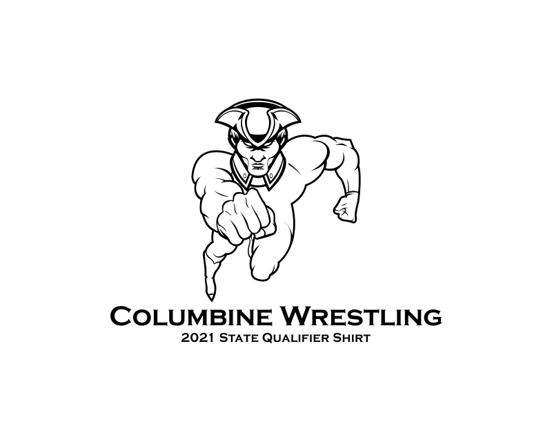 T-Shirt Design entry 2216617 submitted by brahamb to the T-Shirt Design for Columbine Wrestling run by Skelevision