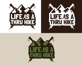 Logo Design entry 2220257 submitted by rebelsdesign to the Logo Design for Life Is A Thru Hike run by lifeisatrhuhike