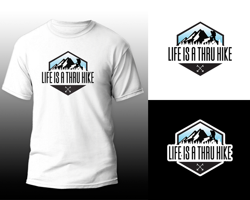Logo Design entry 2220263 submitted by ChampenG to the Logo Design for Life Is A Thru Hike run by lifeisatrhuhike