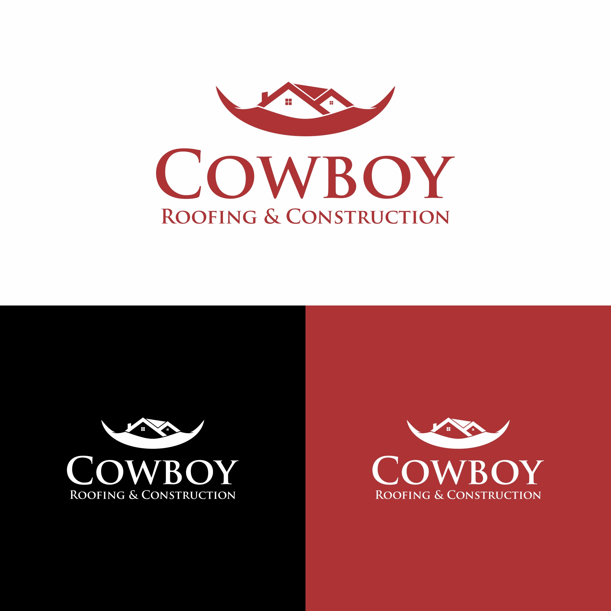 Logo Design entry 2221288 submitted by khabib to the Logo Design for Cowboy Roofing & Construction run by mitch78705