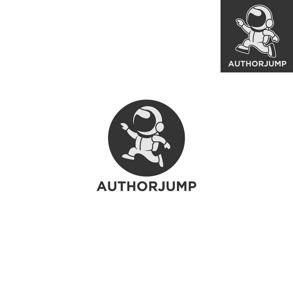 Logo Design entry 2224270 submitted by rahayu01 to the Logo Design for "AuthorJump" or "authorjump" or "AUTHORJUMP" run by jaysallgood