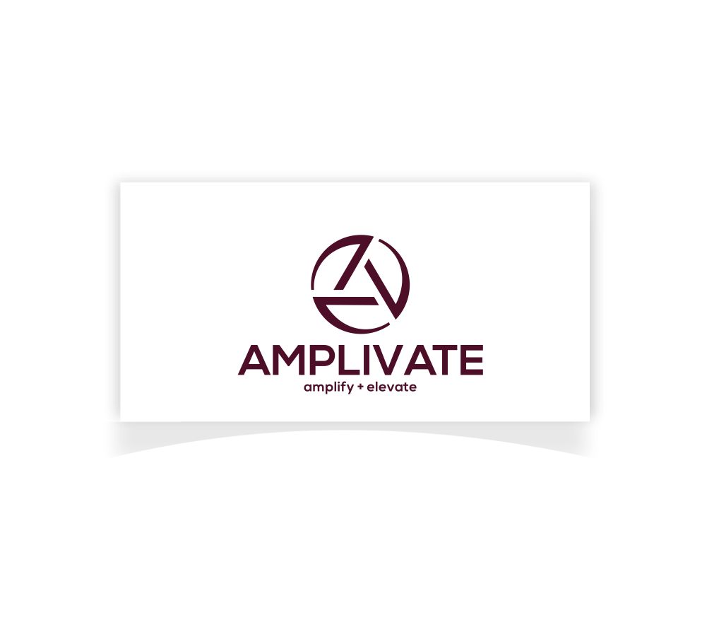 Logo Design entry 2227796 submitted by Javier Studio to the Logo Design for Amplivate run by mjneil-hw