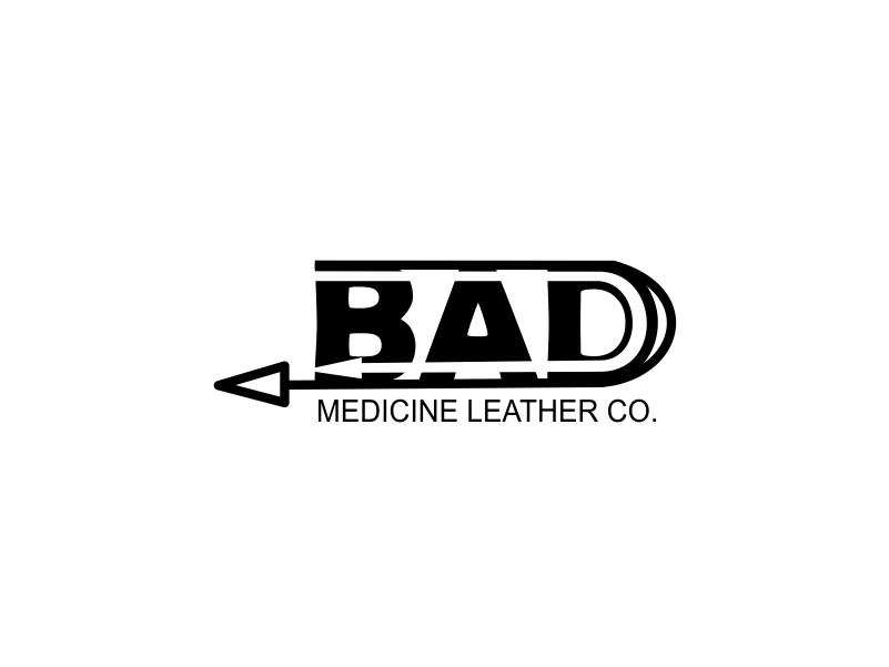 Logo Design Entry 2265726 submitted by rahman07 to the contest for Bad medicine leather co.  run by toppgunn680@gmail.com
