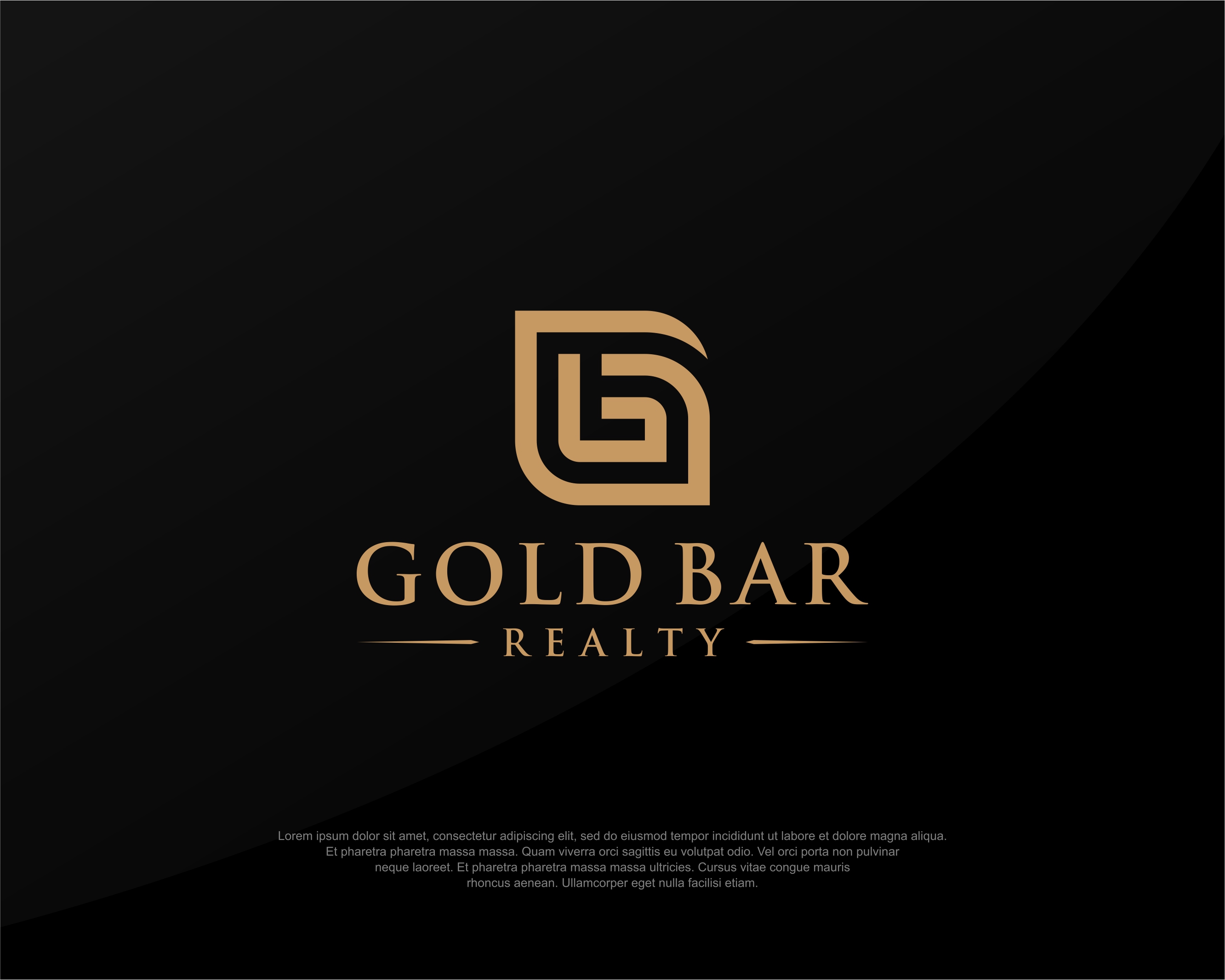 Logo Design entry 2266658 submitted by Armoza10 to the Logo Design for Gold Bar Realty run by nickgohlke