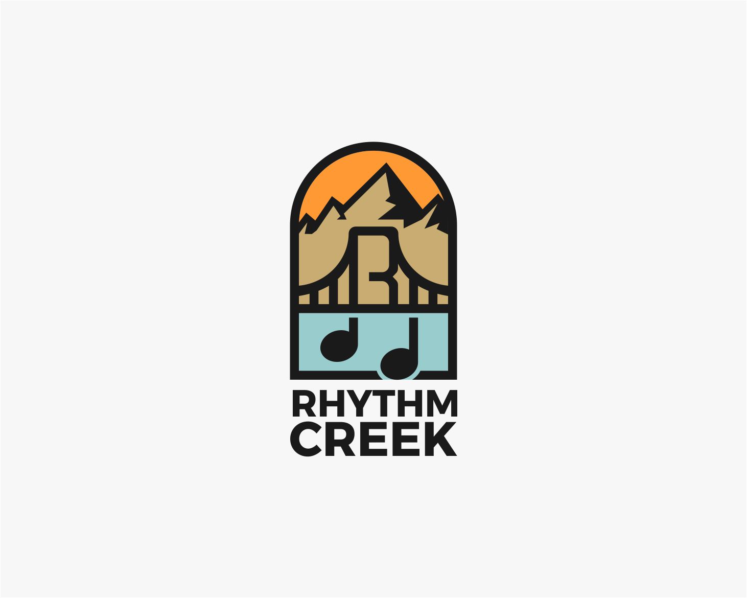 Logo Design Entry 2292777 submitted by defrhea to the contest for Rhythm Creek run by RetroDeluxe
